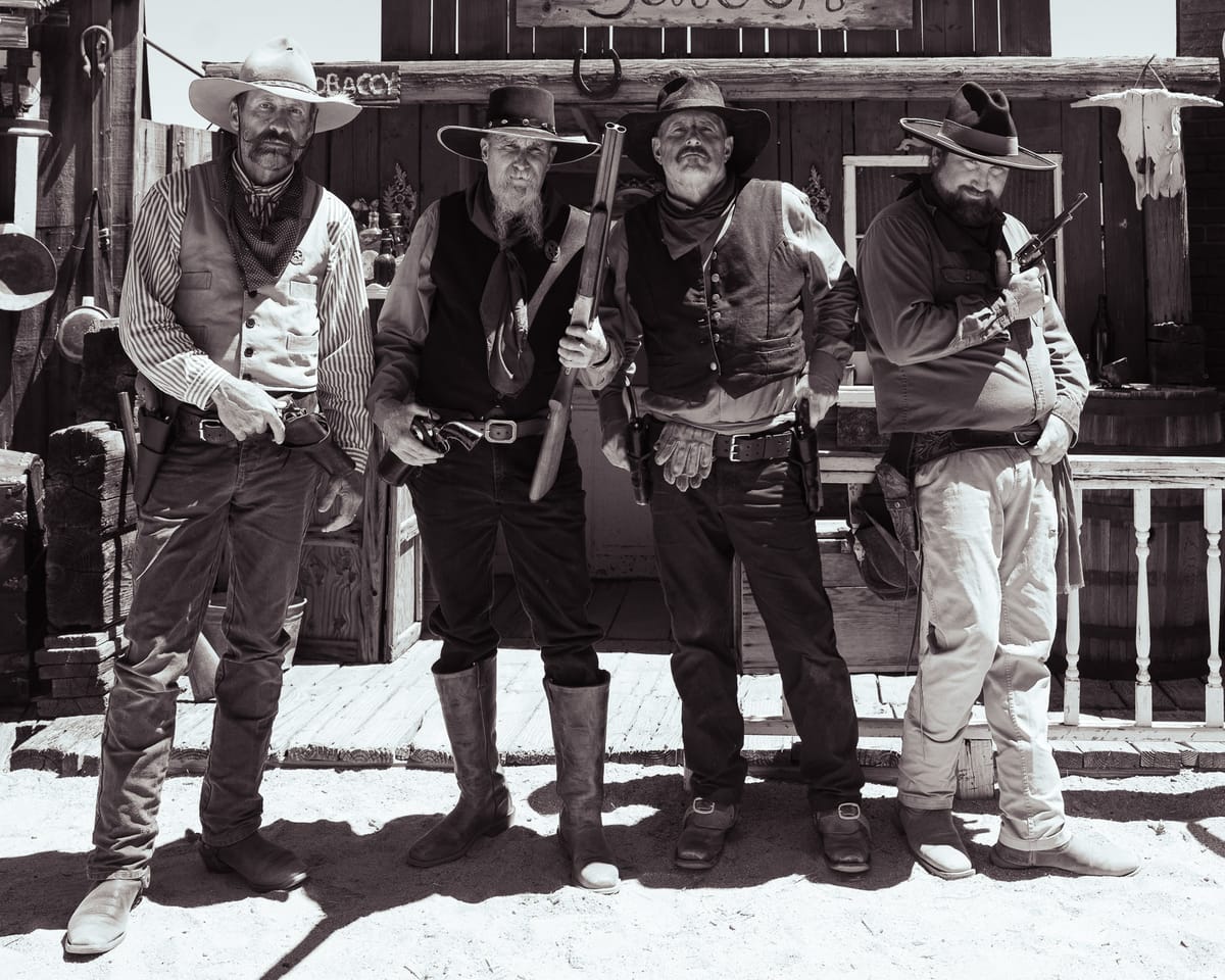 Virginia City Outlaws Rob Bank - In Wild West Comedy Show