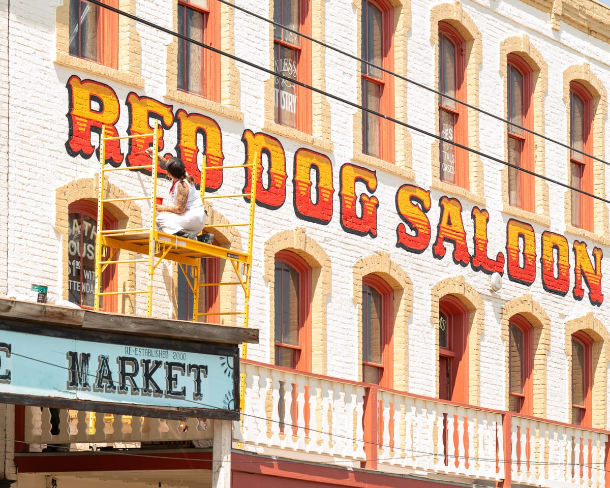Red Dog Gets New Paint