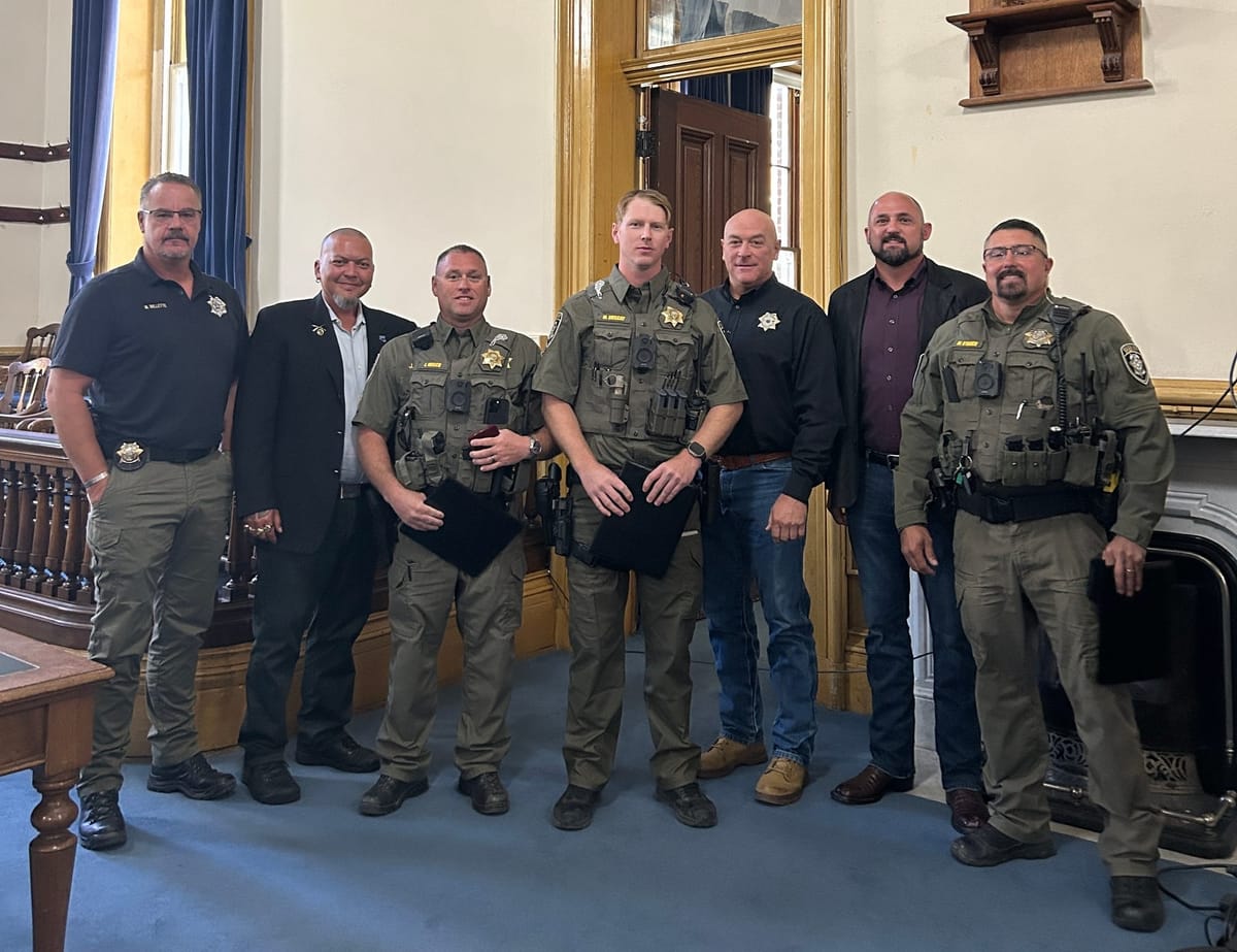 Storey County Deputies Commended for Heroism
