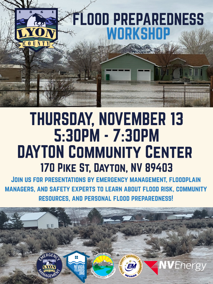 Lyon County Invites the Community to Participate in Flood Preparedness Workshop
