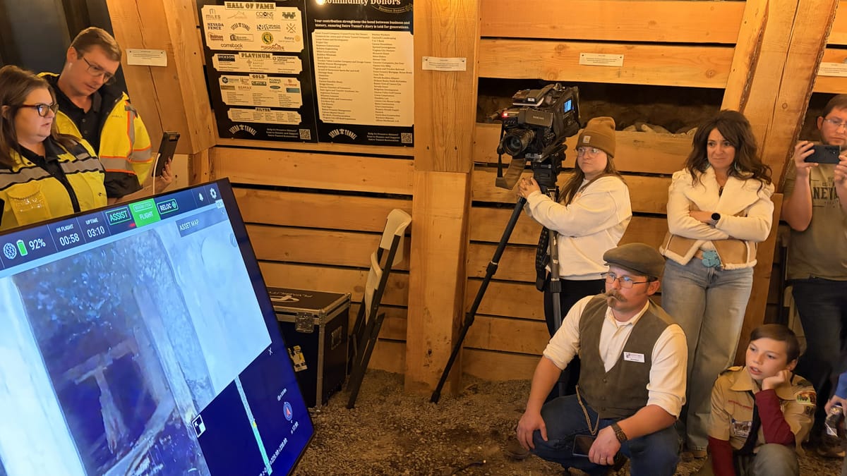 Historic Sutro Tunnel and Flyability Complete 1,000 ft. Drone Flight of Tunnel