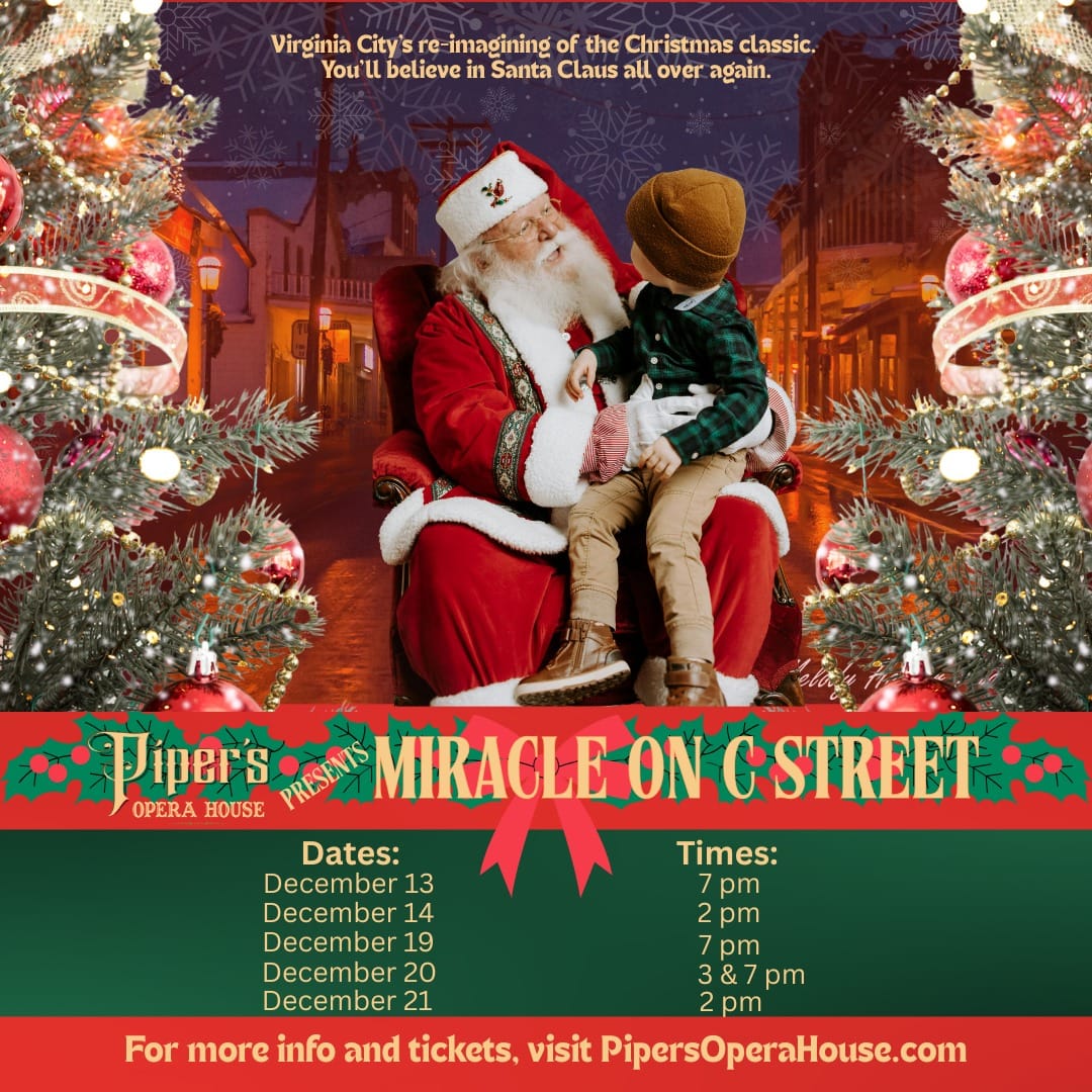 Historic Piper’s Opera House Celebrates the Holidays with Annual Christmas Play “Miracle on C Street”