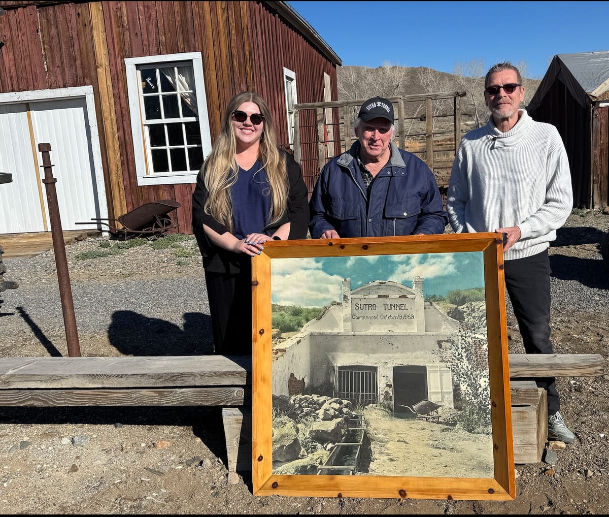 A Photo for the History Books: Ania Calvillo-Mason’s Sutro Tunnel Donation