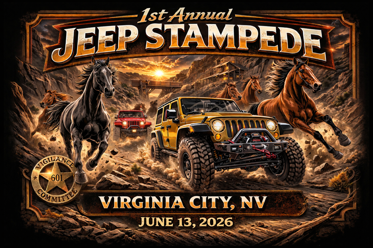 Historic Virginia City to Host Inaugural 601 VC Jeep Stampede