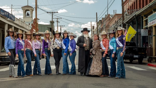 Rodeo Queens Visit Virginia City