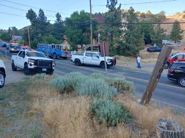 Storey County Fire Quickly Handles Structure Fire in Gold Hill