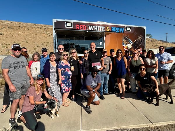 Red, White, & Brew Coffee Ribbon Cutting