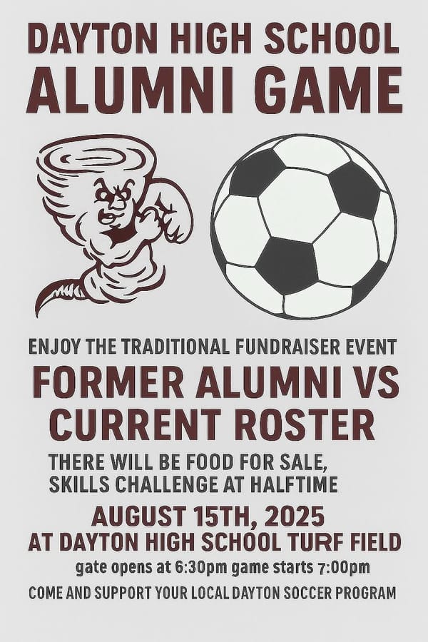 Dayton Soccer Program Fundraiser Tonight