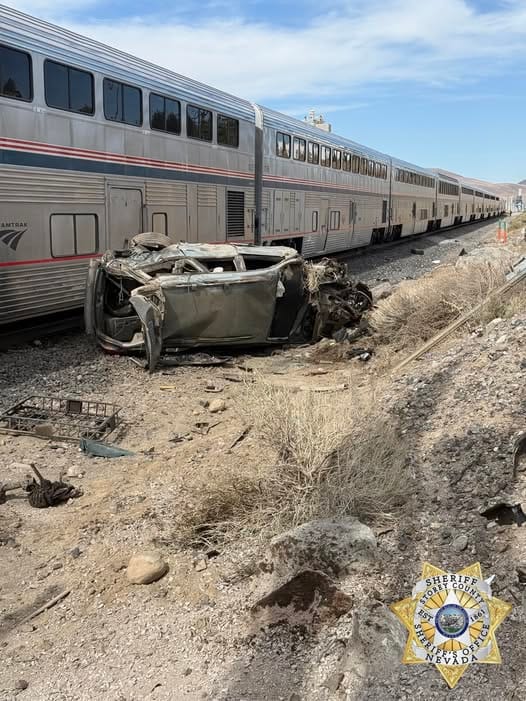Train vs Vehicle Collision in the Tahoe Reno Industrial Center