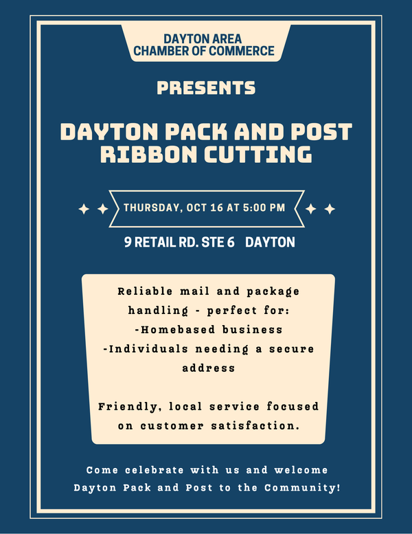 Dayton Pack and Post Ribbon Cutting