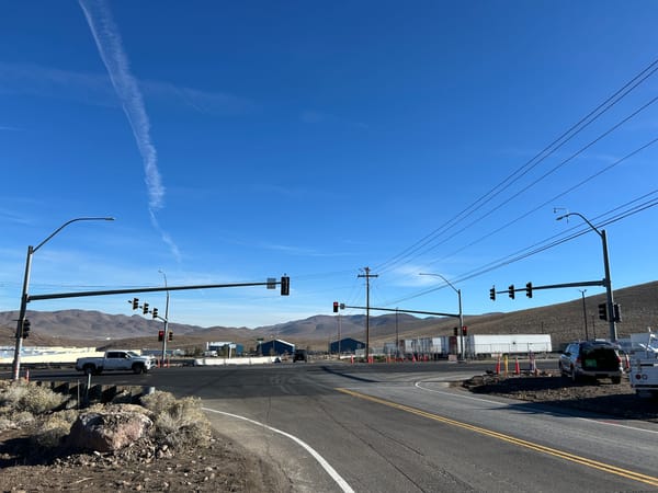 Storey County and NDOT Complete Traffic Signals at Sydney Drive and USA Parkway in the Tahoe-Reno Industrial Center (TRI-Center) to Improve Safety and Reduce Congestion