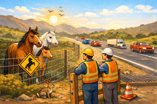 Horses, Highways, and a Heap of Fencing