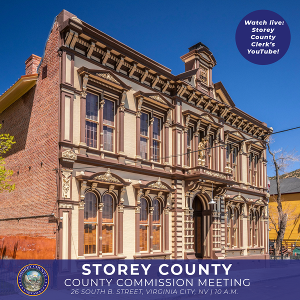 Storey County Board of County Commissioners Meetings: April